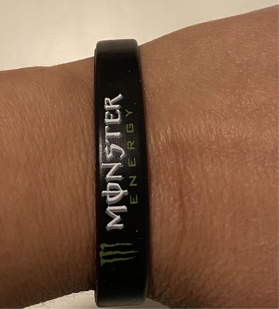 Pulseira de silicone Monster Energy