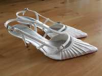 buty sandalki Graceland Deichmann wizytowe ślubne ślub r. 40 ivory
