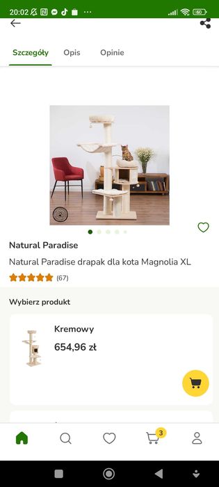 Drapak Natural Paradise Magnolia XL - NOWY