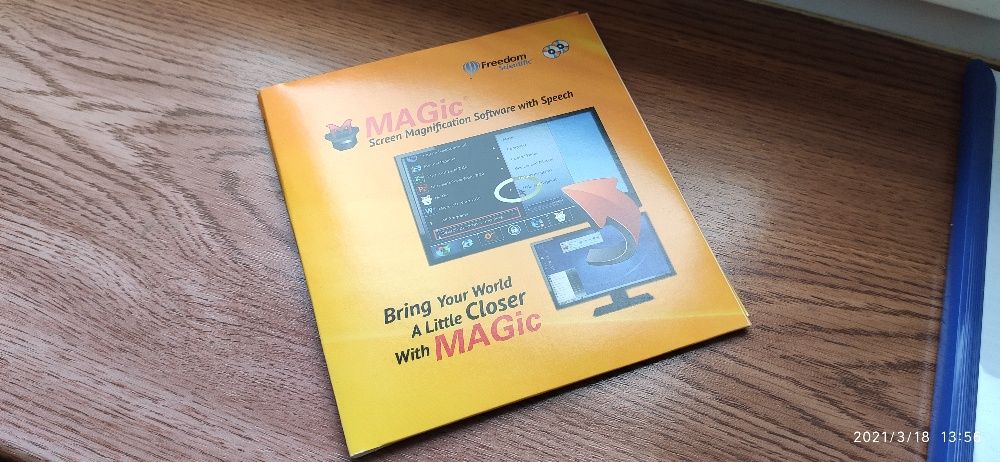 Magic screen - Program dla słabowidzących.