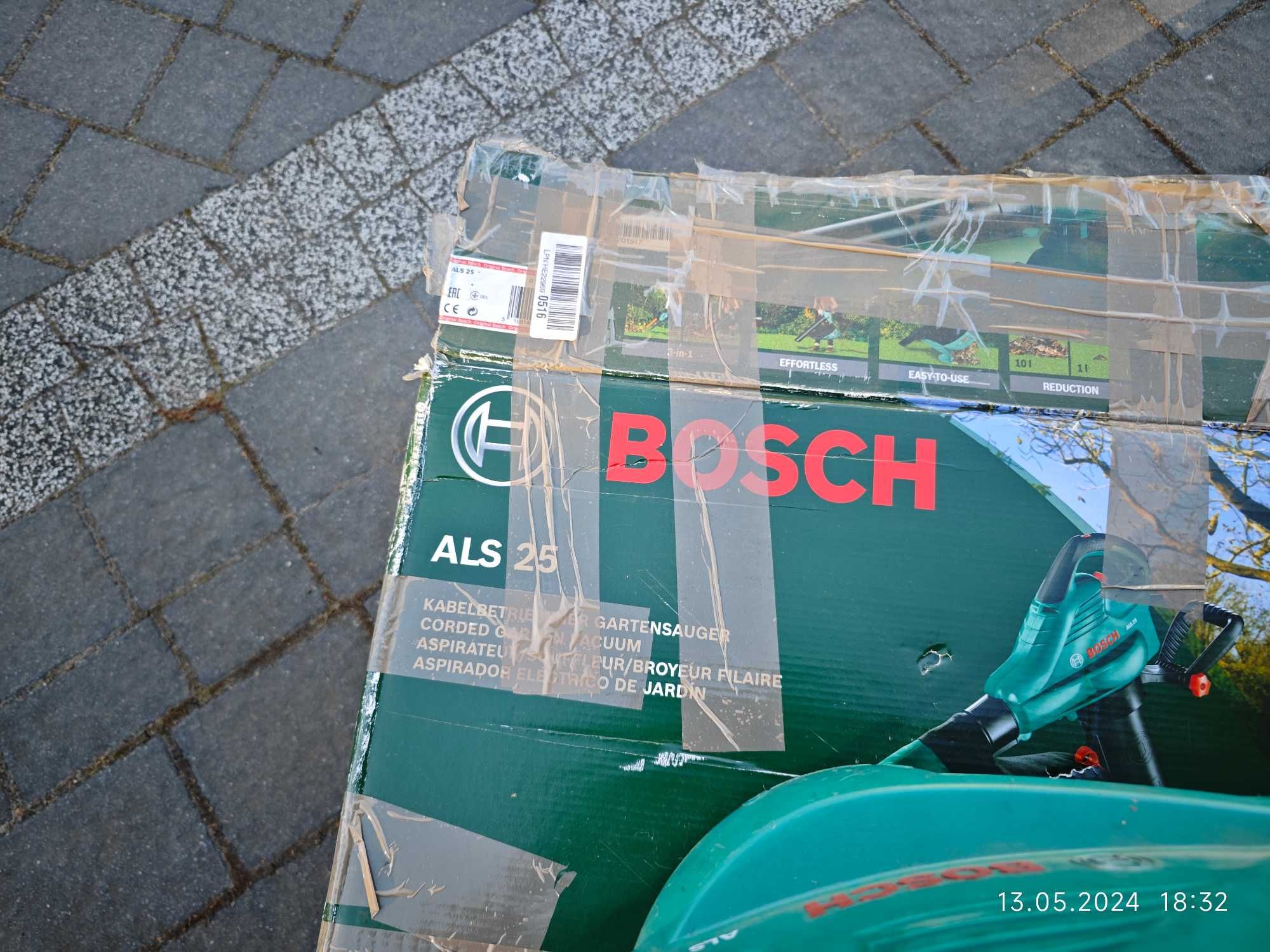 Odkurzacz dmuchawa do liści 2w1 Bosch ALS 25