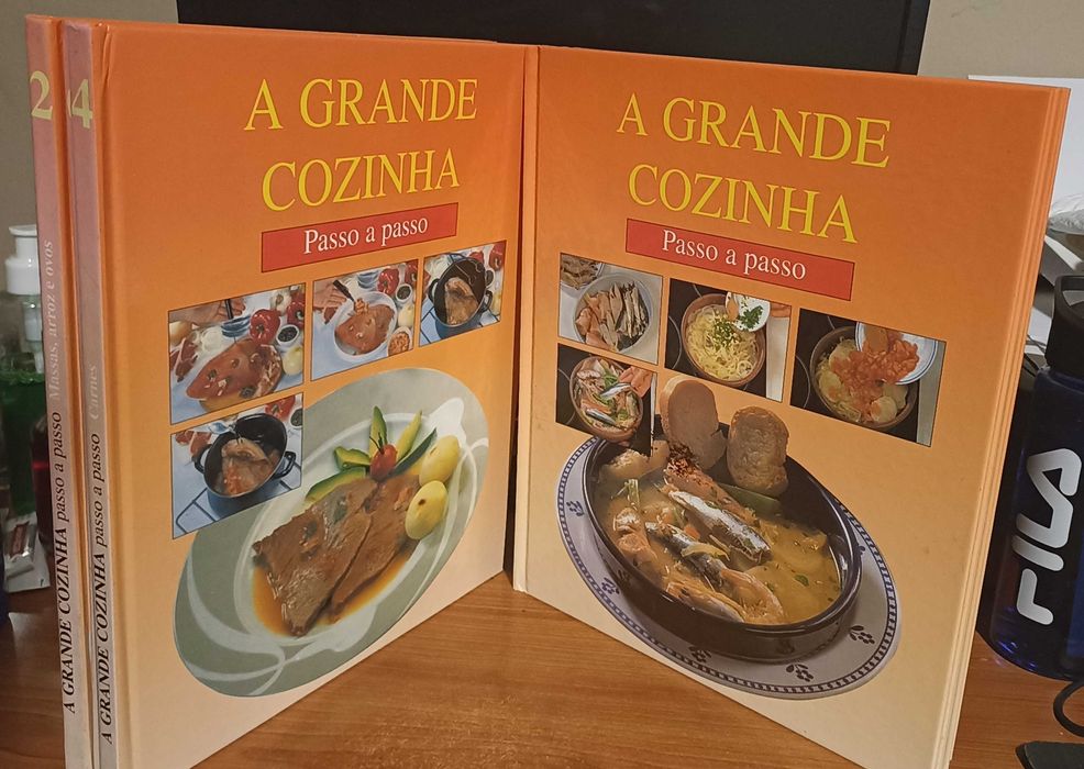 A Grande Cozinha Passo a Passo 6 Volumes com caixa