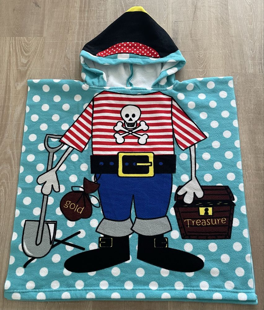 Toalha de praia - poncho - pirata