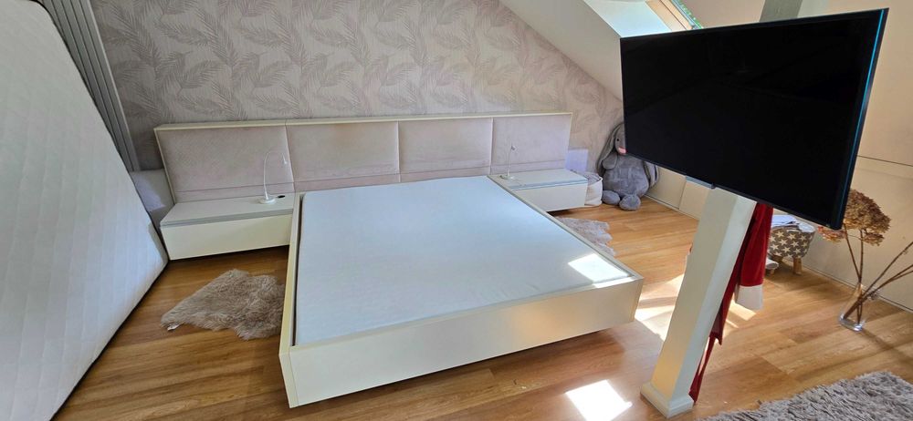 Łóżko robione na zamówienie + 2 x stelaż +Materac 180x200