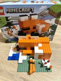 LEGO Minecraft Нора лисиці оригінал +коробка лего майнкрафт