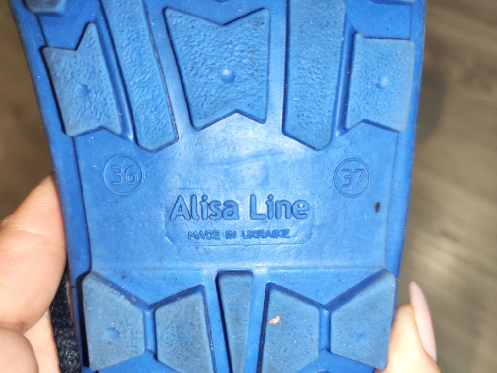 Детские сапоги Alisa Line Jeans (дутики сапожки) 36-37 рр