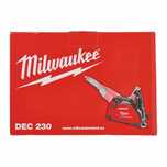 Система видалення пилу УШМ DEC 230K MILWAUKEE