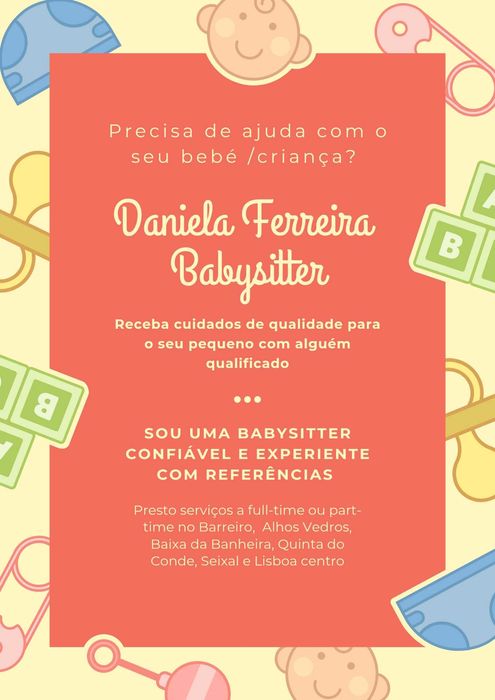 Daniela Ferreira - Babysitter/Nanny no Barreiro