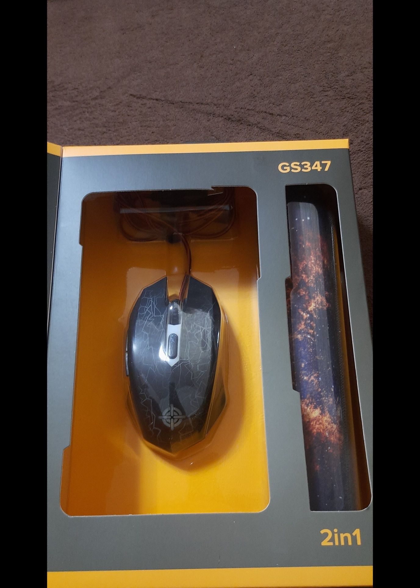 Мишка 2 в 1 з ковриком gamepro GS347