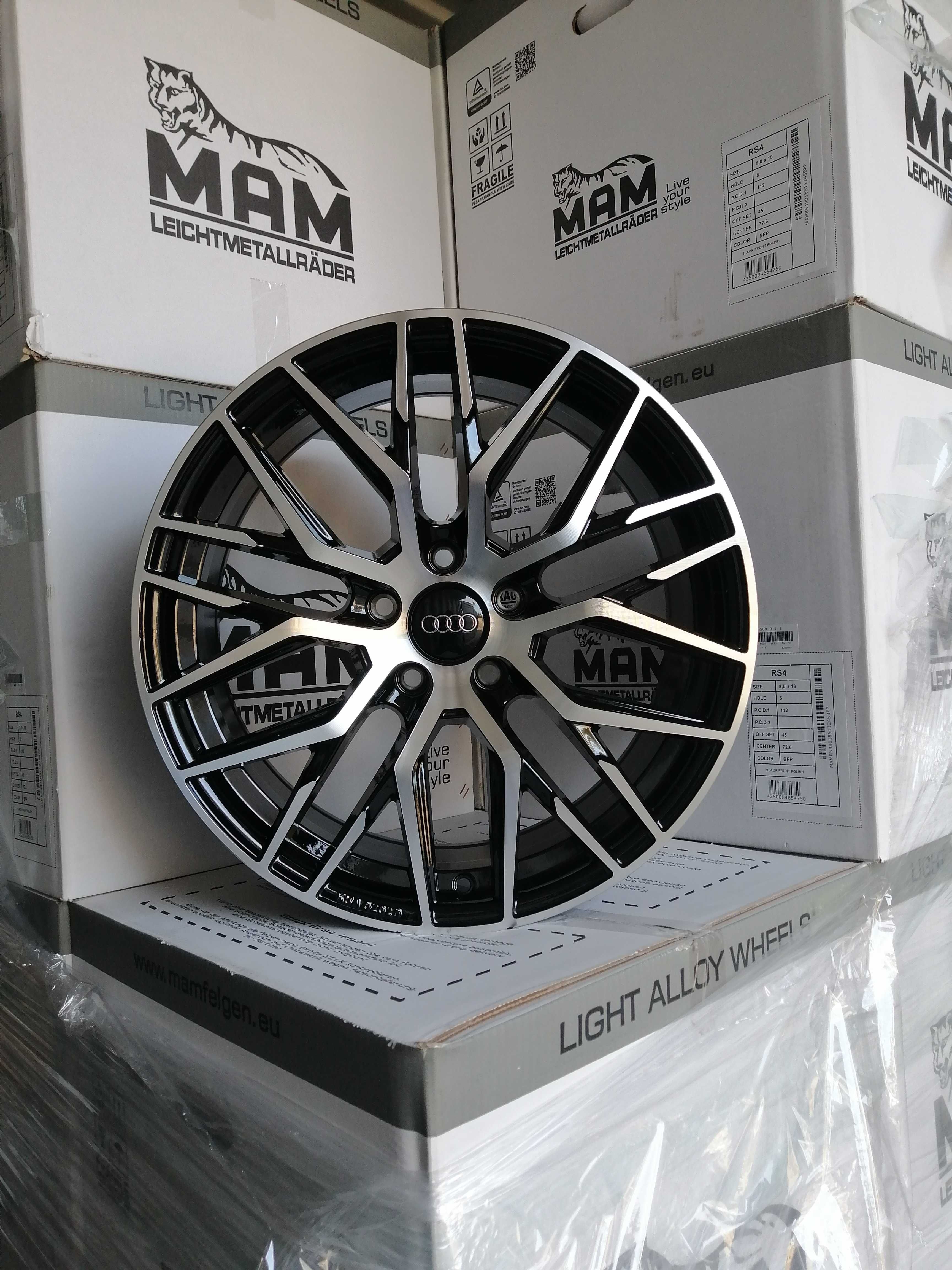 HURT Nowe Alufelgi R18 5x112 Audi VW Skoda Seat Mercedes GERMANY!!!