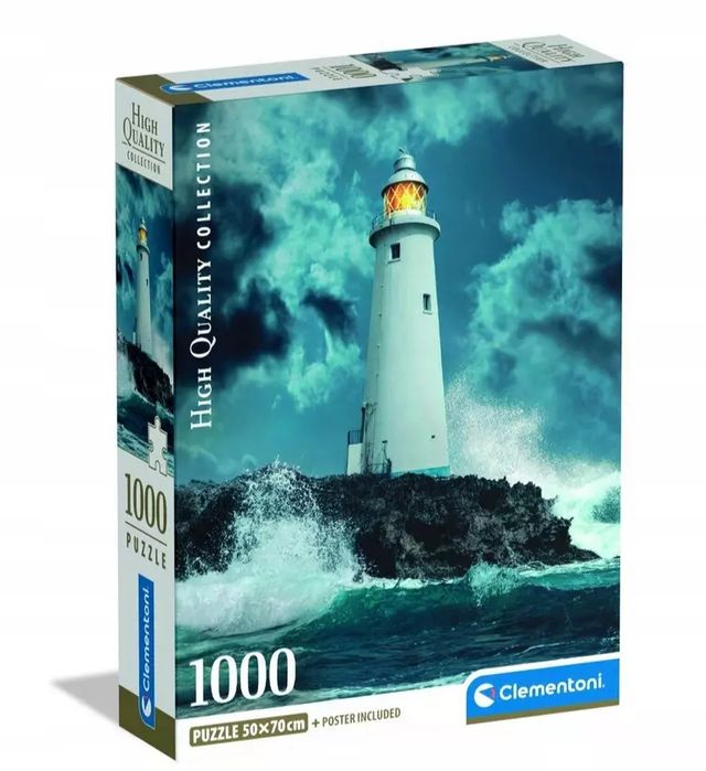 CLE puzzle 1000 Compact LightouseInTheStorm 39991