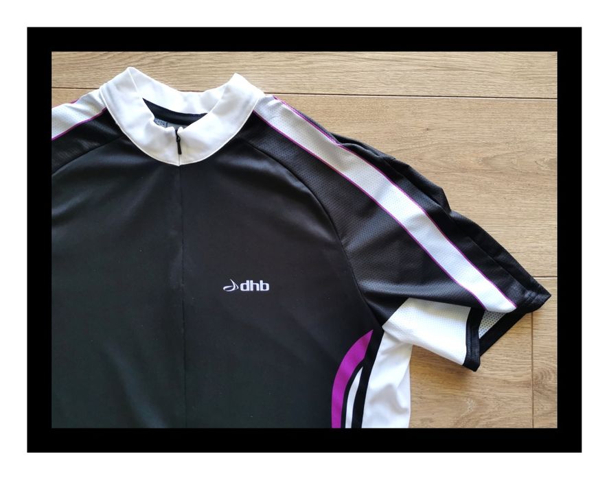 Koszulka Rowerowa Damska Dhb (L/XL) #kolarska #sportowa #czarna