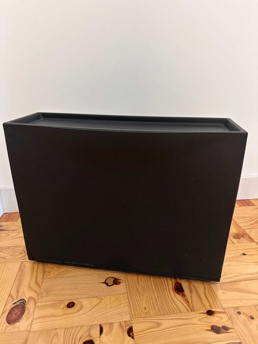 Shoe cabinet/storage, black, set of 2