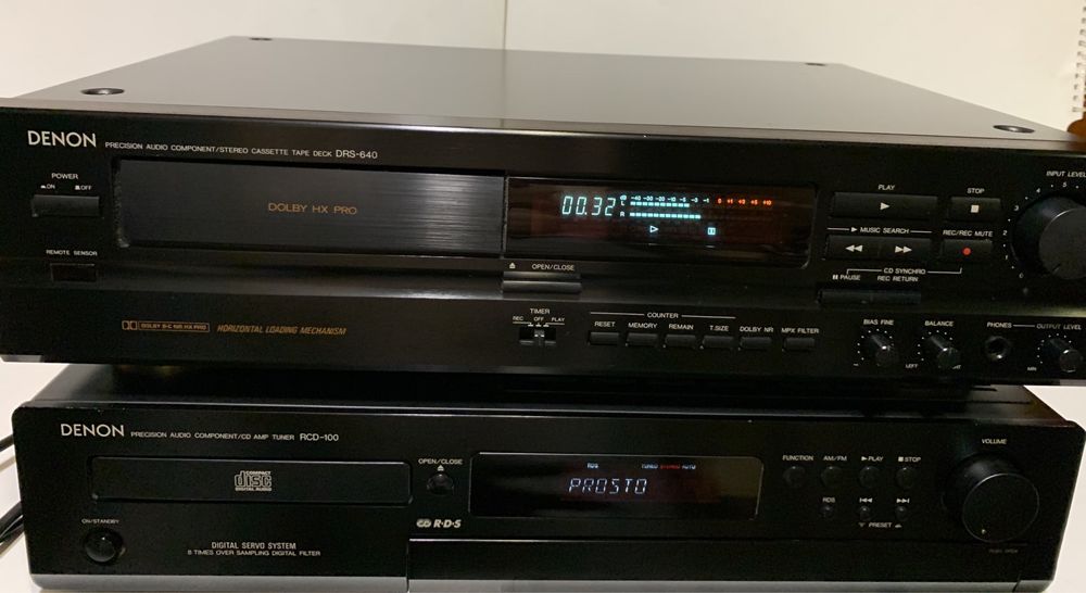 Комплект Denon RCD-100 & Denon DRS 640 Общий ПУЛЬТ оригинал