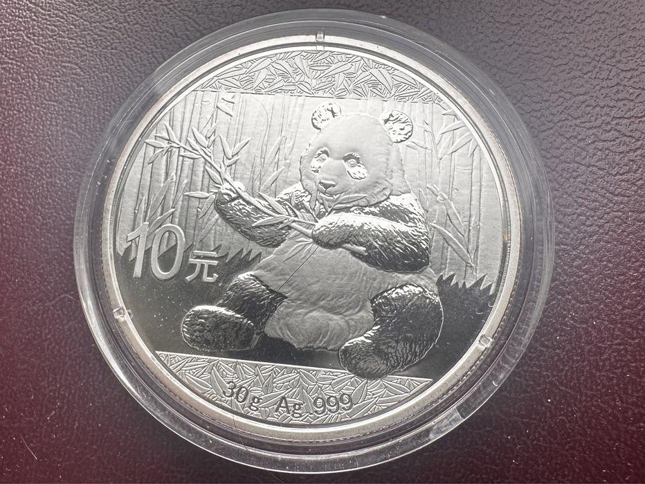 Инвестиционная монета Китая панда 2017 год