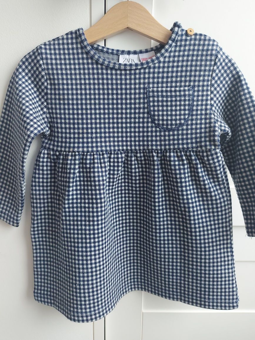 Zestaw 2 sukienek zara rozm. 87