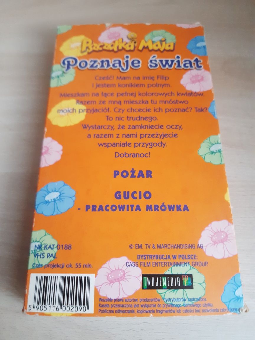 Pszczółka Maja kaseta VHS