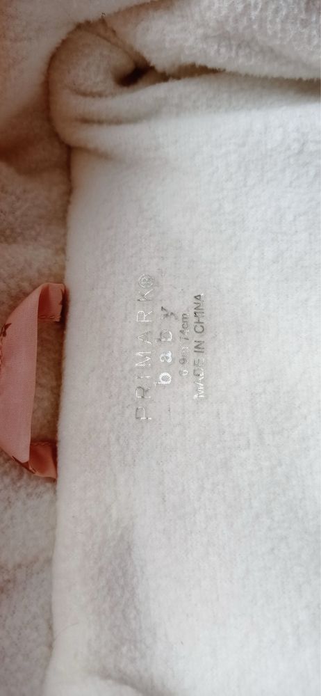 Комбінезон Primark Baby на флісі дитячий 6-9 міс 74 р