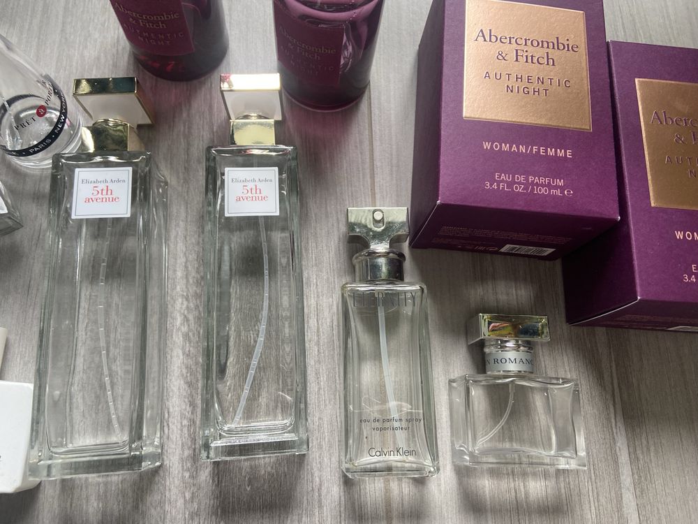 Flakony po perfumach klein boss ralf lauren tous