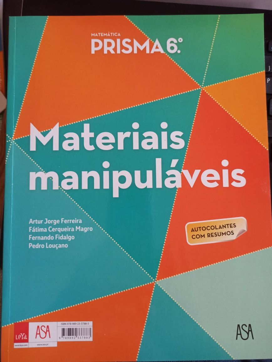 Caderno de atividades e testes 6°ano "Prisma 6" NADA ESCRITO!!!