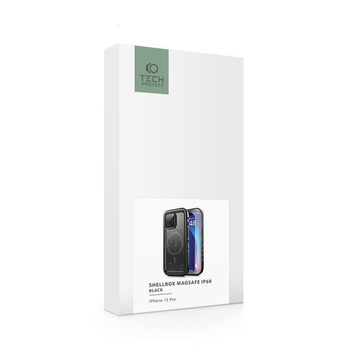 Tech-Protect Shellbox Magsafe Ip68 Iphone 15 Pro Black