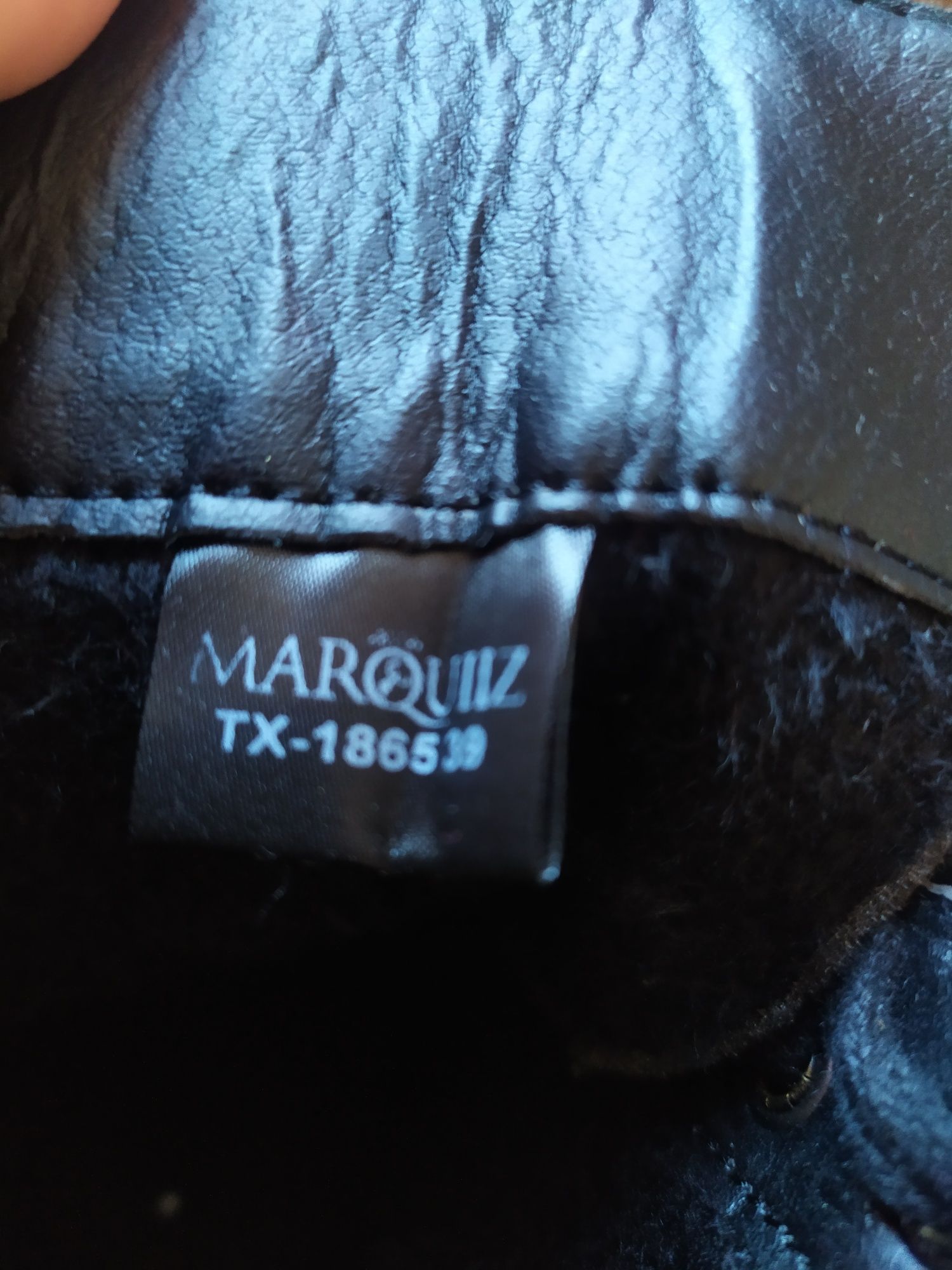 Kozaki lakierowane czarne Marquiiz rozmiar 40