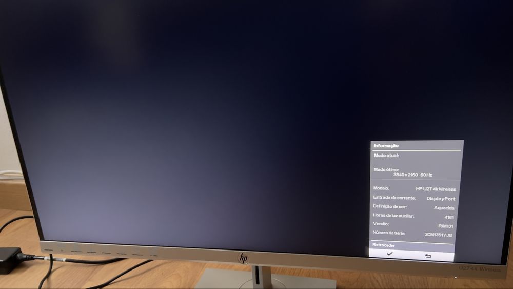 HP U27 4K wireless