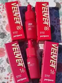 Peripera ink velvet tint матовая помада- тинт Корея фуксия