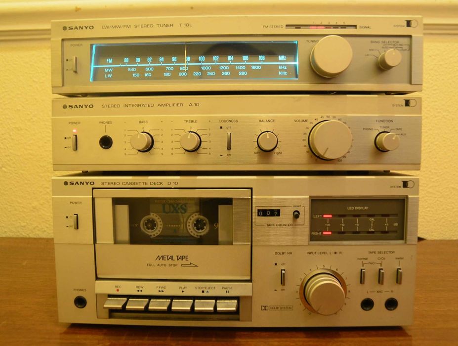 Mini Aparelhagem modular Sanyo 10