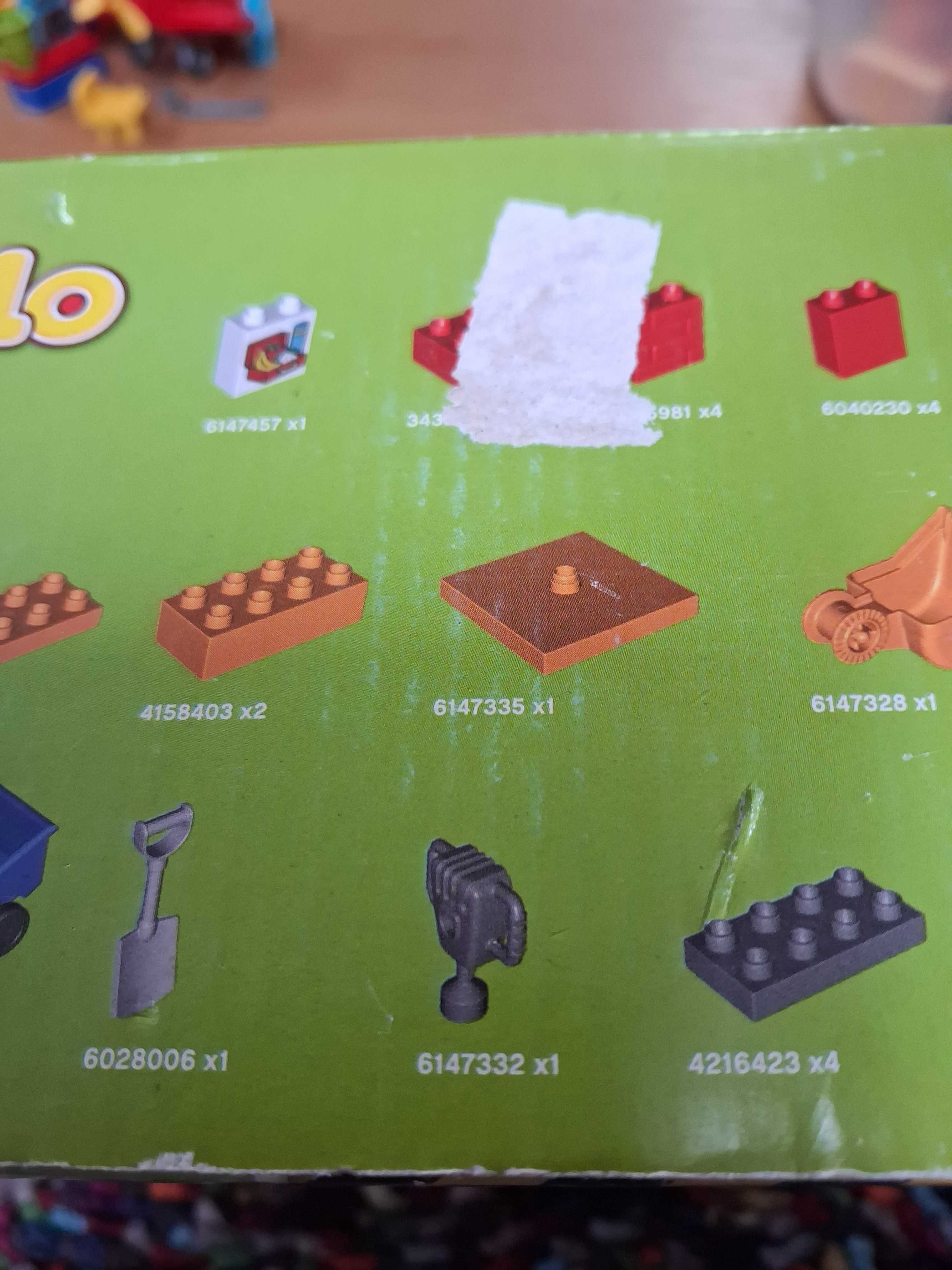 Lego duplo 10813 wielka budowa dźwig koparka wywrotka ciężarówka