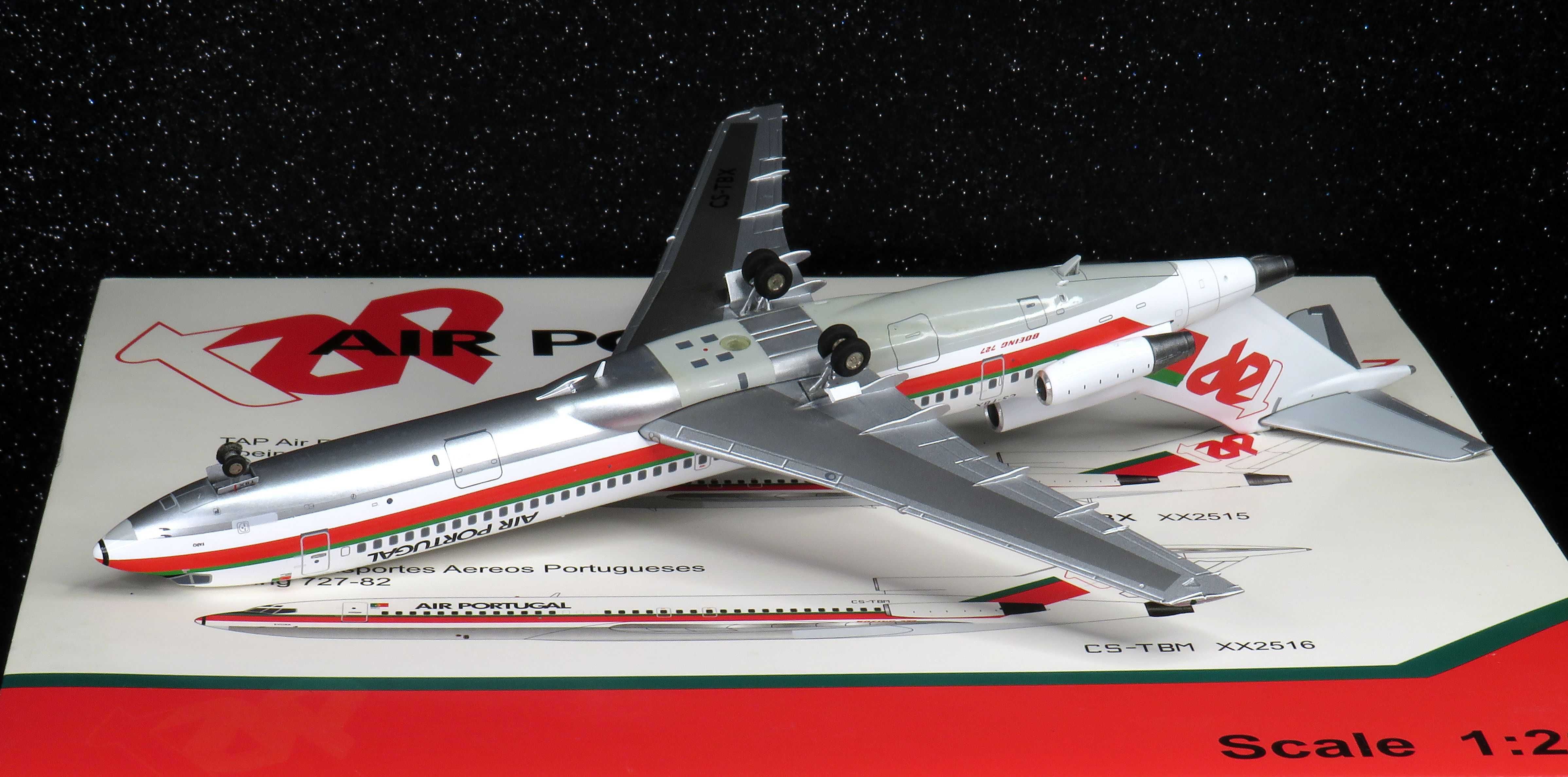 TAP Air Portugal Boeing 727-200 CS-TBX extremamente raro