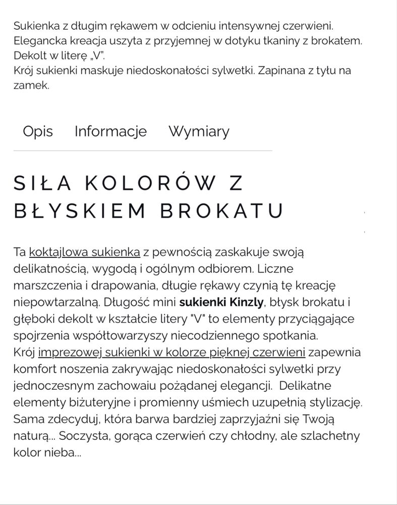 Piękna sukienka brokatowa sylwester studniówka