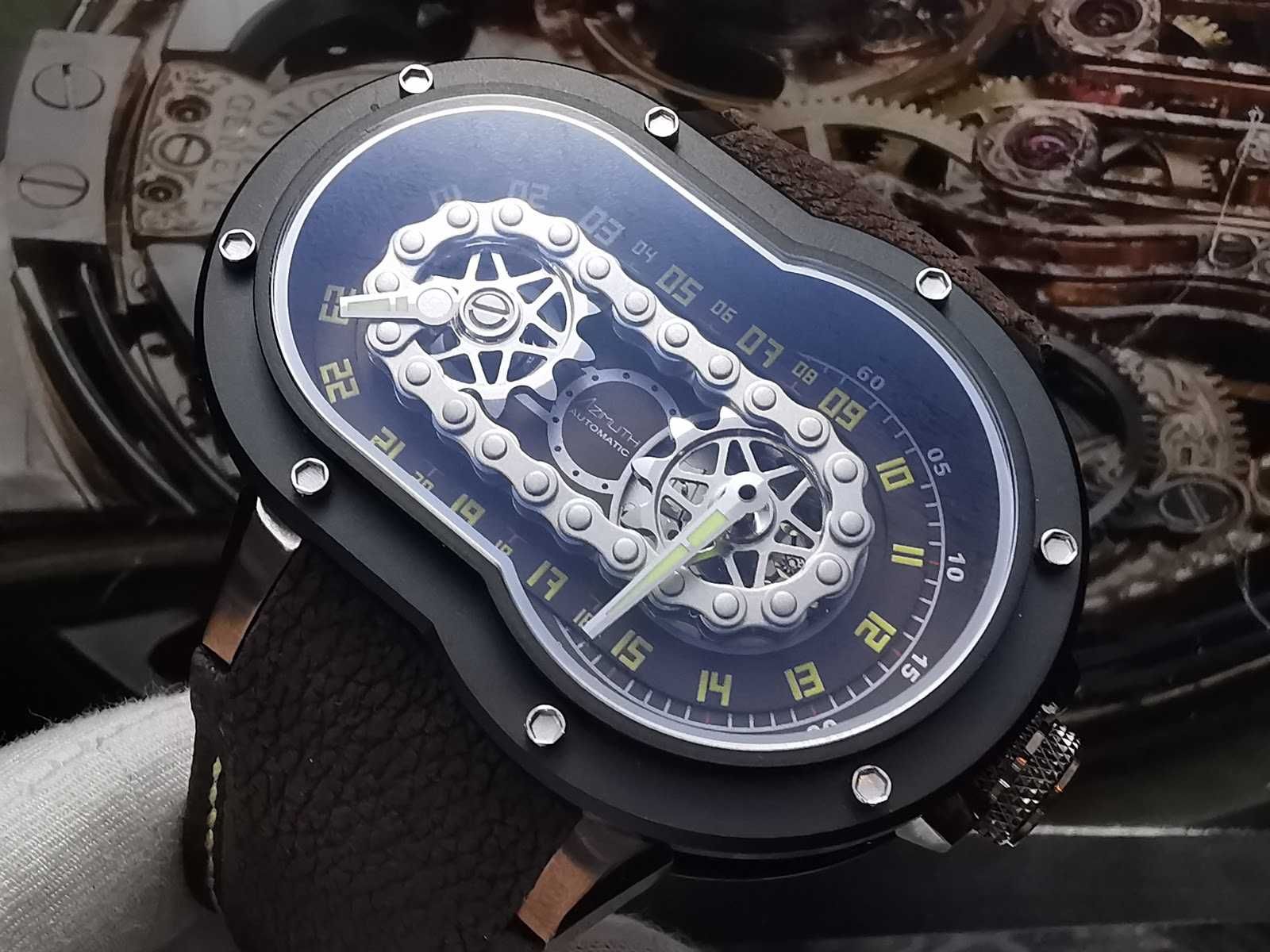 AZIMUTH crazy rider automatic Harley-Davidson breitling omega