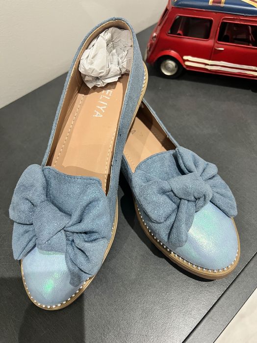 Sapato raso azul