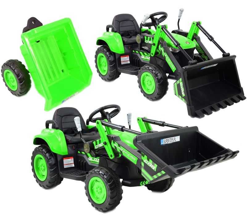 Autko na akumulator TRAKTOR SPYCHACZ BLAZIN auto traktorek koparka