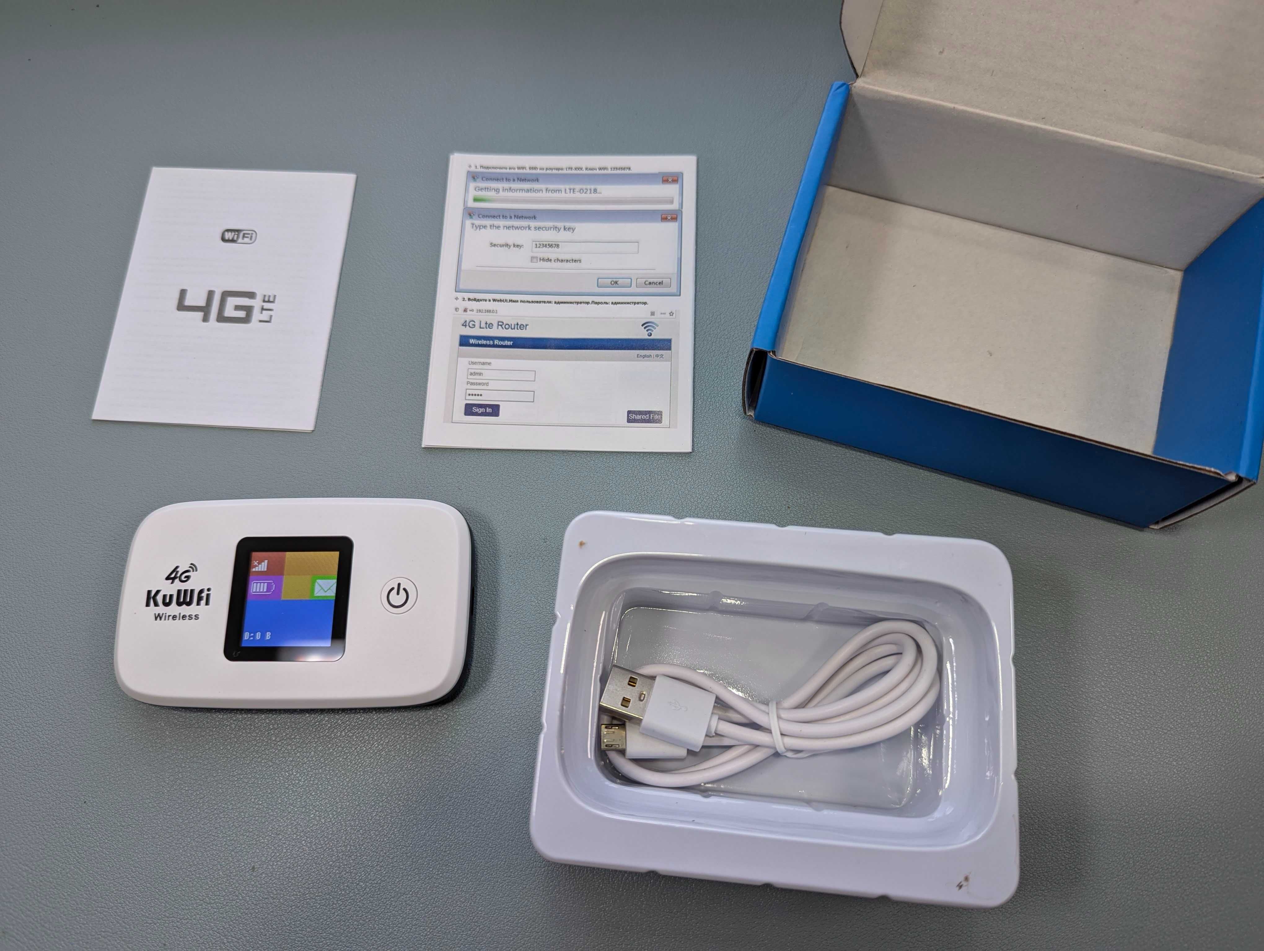 Портативний мобільний 4G-маршрутизатор / Wifi KuWFi L100 / роутер /NEW