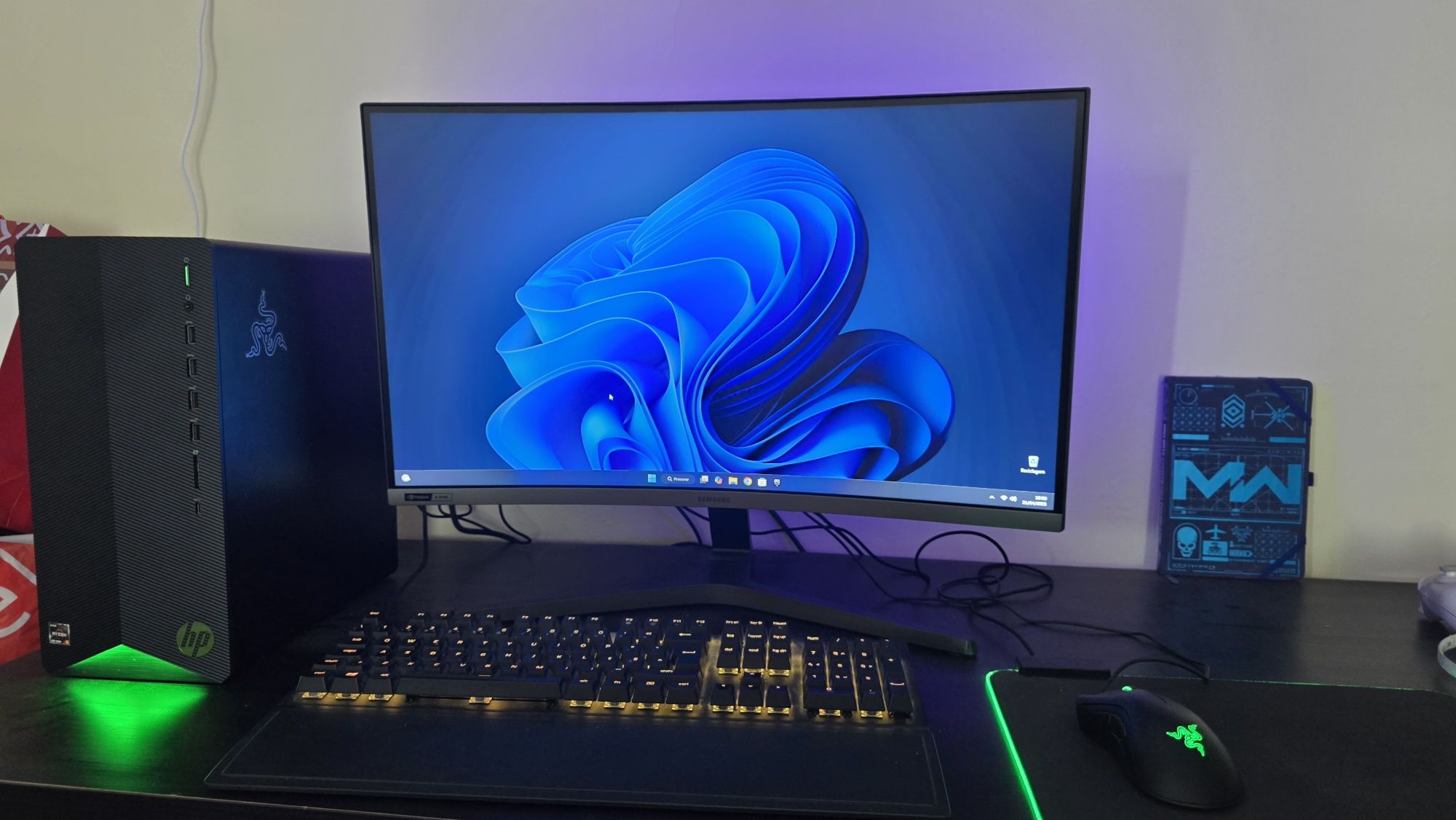 Monitor Samsung 240hz curvo