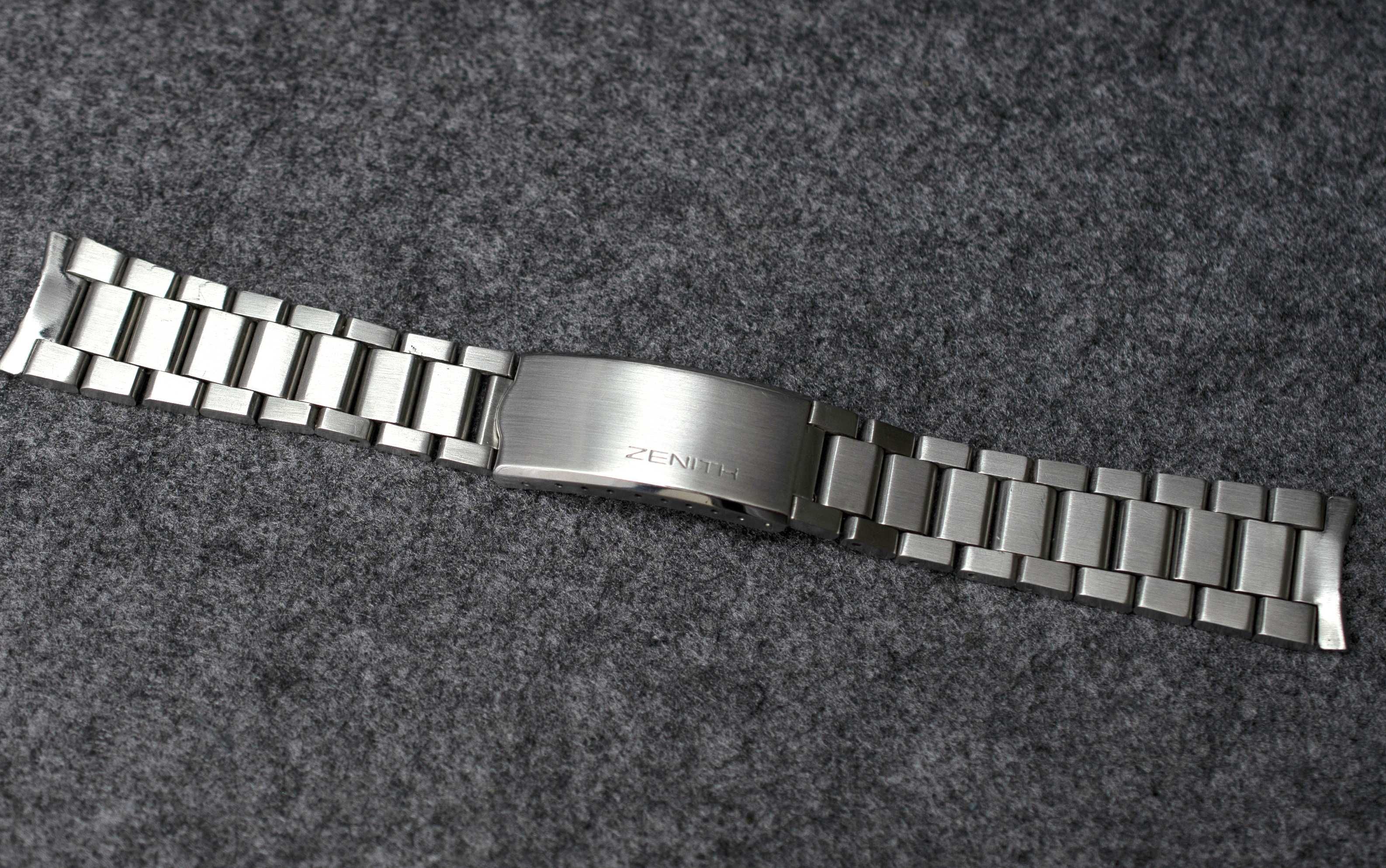 Stalowa bransoleta do zegarka Zenith 19.5mm