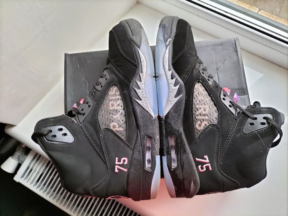 Jordan 5 x PSG black metal Original 1 2 3 4 5 11 13