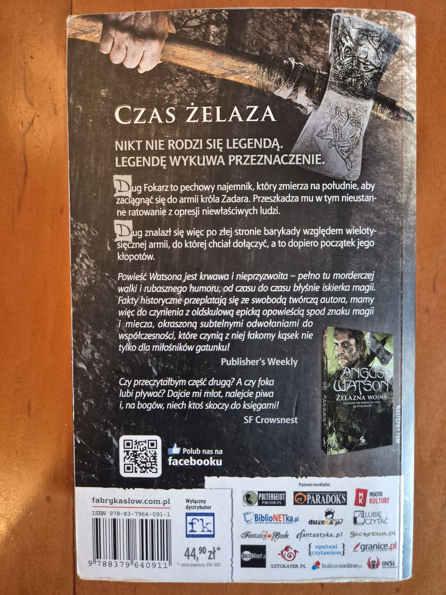 "Czas żelaza" Angus Watson