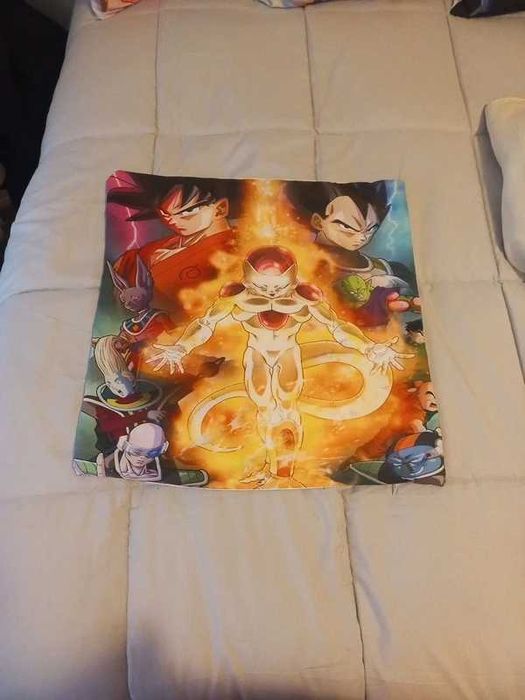 3 Fronhas de almofada 43x43 dragon ball