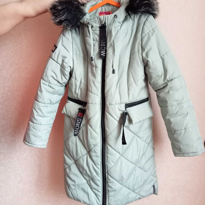 Зимове пальто, куртка на дівчинку 9-12 років