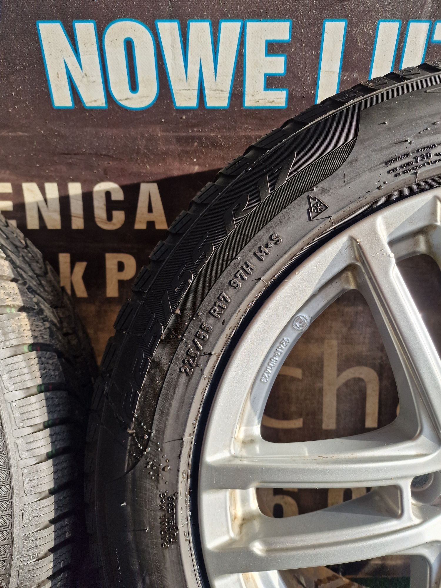 Koła zimowe 17 5×112 Audi A4 A6 A8 Vw Skoda Seat 8mm 225/55/17 2023