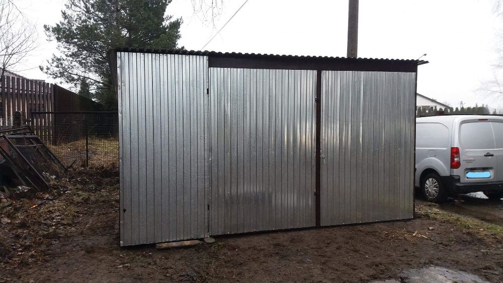 Garaż blaszak 3X5 Garaż blaszany na budowę Magazyn wiata 6X5 4x6 6x8