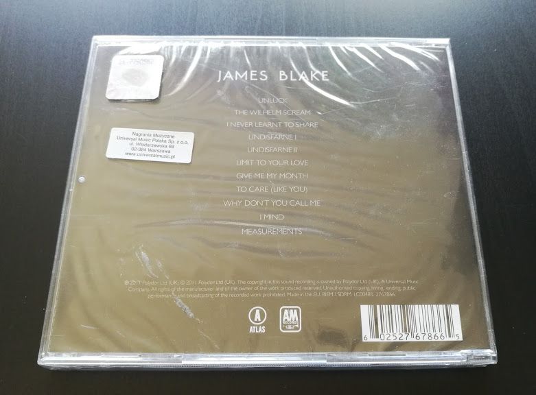 CD James Blake (nowa!)