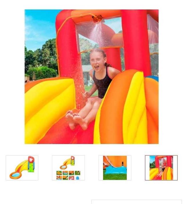Escorrega de Água Bestway H20GO para 3 crianças pequenas em simultâneo