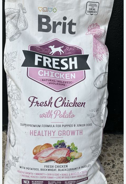 Корм для цуценят Brit Fresh Chicken with Potato 12 кг