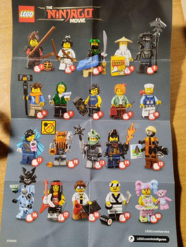 LEGO NINJAGO minifigures