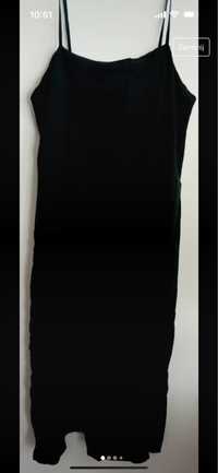 Sukienka czarna na ramiączkach Zara XL Nowa z metka