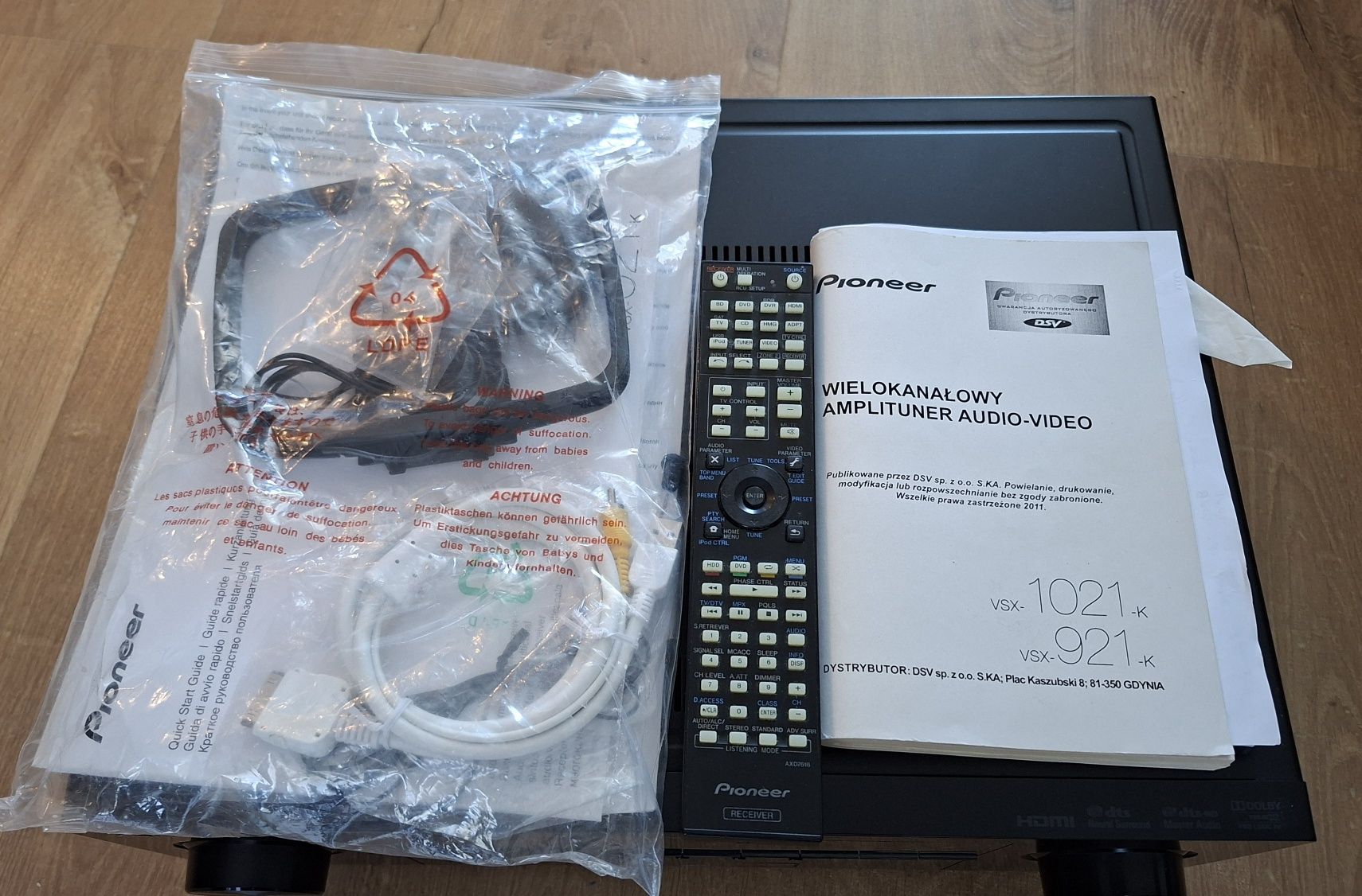 Amplituner kina domowego pioneer vsx 921 k 7.1 k
